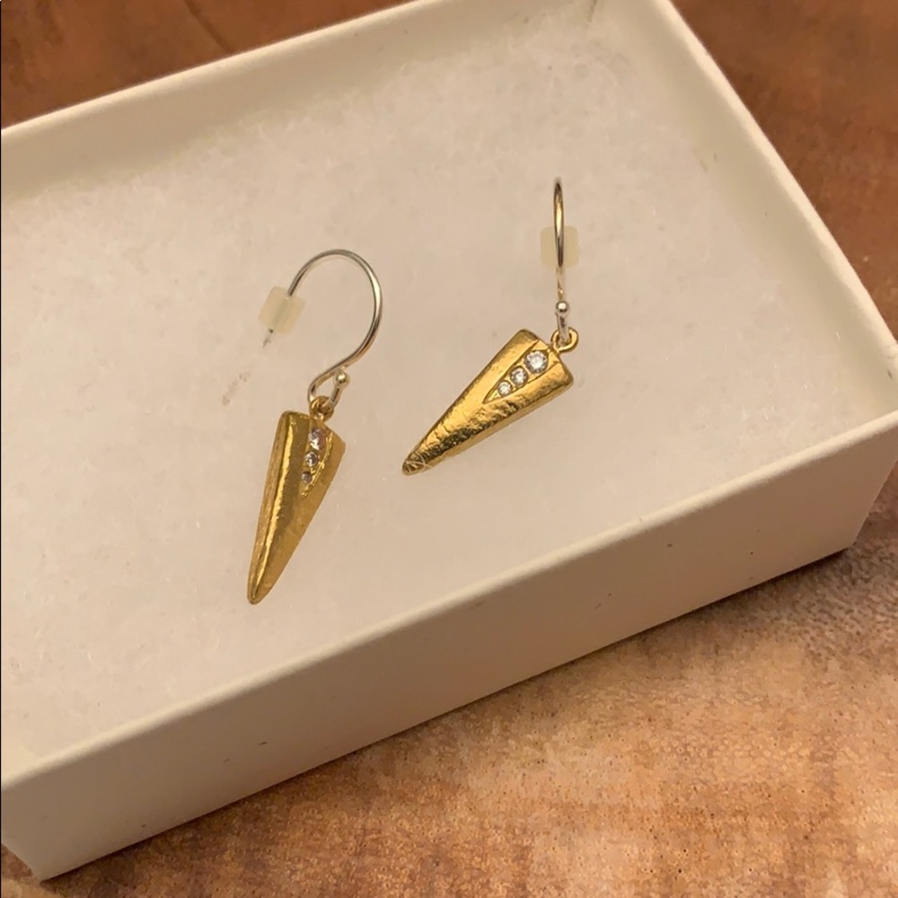 Silpada 'on Point' Triangular Drop Earrings